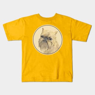 Brussels Griffon Rough Kids T-Shirt